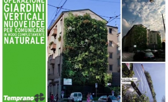 Operazione Giardini Verticali - Temprano Srl e Harpo Verdepensile Spa